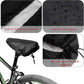 Waterproof Bicycle Saddle Cover with Drawstring - Black - Universal Size 24x27 cm - Protects Against Rain & Dirt