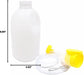 Urinal Men - Pee Bottle Men - Camping Toilet - Plastic - Urinal for Men - Anti-splash Urine Cup - Large 1700ml - Urinal Men with Lid - Reusable - For the Elderly, Hospital, Camping