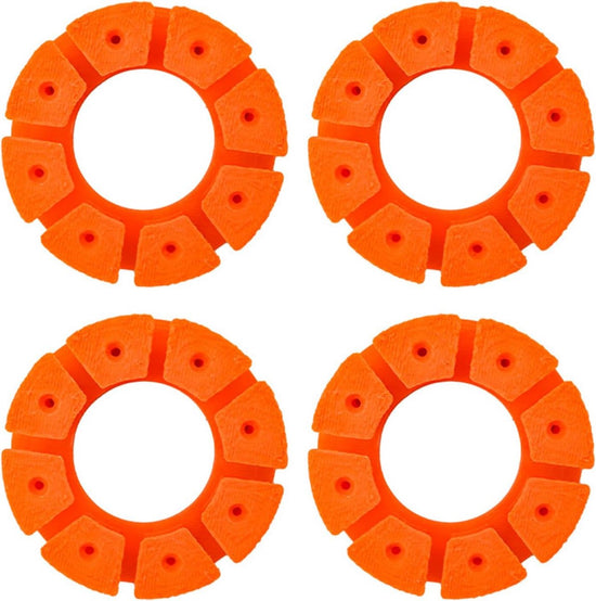 Cable Holder Set | Cable Organizer | Travel Cable Organizer – 4-pack – Cable Organizer for USB Charging Cable, HDMI Cable, Power Cord, Audio Cable & Mouse Cable – Orange