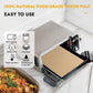Baking Paper - 12-inch Airfryer Baking Paper - 200 Sheets - Disposable Airfryer Liner - Oven Accessory with Hinged Lid