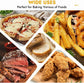 Baking Paper - 12-inch Airfryer Baking Paper - 200 Sheets - Disposable Airfryer Liner - Oven Accessory with Hinged Lid