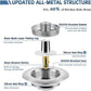Sink Drain Strainer - 3-in-1 - Stainless Steel - Collapsible Sink Stopper - Strainer - Silver