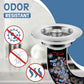 Sink Drain Strainer - 3-in-1 - Stainless Steel - Collapsible Sink Stopper - Strainer - Silver