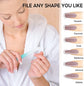 3-pack - Glass nail files - Professional nail tools for natural nails - Gentle nail care