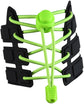 Sneaker Laces 120CM suitable for Sneakers - Elastic laces without a tie - Suitable for students and adults - With strong buckle and quick-release function (Fluorescent Yellow)