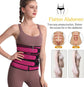 Women Sweat Reducer Training Belt - Sweatband - Waist Trainer - Slimming Belly Band - 3-Row Closure & Breathable Material - Extended Sizes (S to 6XL) - Black,S