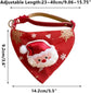 Pet Scarves - 4 Pack - Triangle Christmas Scarves for Dogs - Adjustable Scarves for Pets - Stylish and Breathable Bibs for Dogs - Buckle Design - Suitable for Autumn and Winter Christmas Outfits