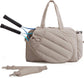 Tennis Bag - Tennis Backpack - 42L with Shoe Compartment - Sports Bag - Waterproof Racket Bag - Protective Racket Compartment - Portable as a Shoulder Bag - Camel