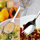5-piece stainless steel cutlery set - fork and spoon - soup, salad and noodle spoons and forks