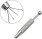 1 piece - Stainless steel anti-slip - Loose diamond gripper - Four-jaw clamp