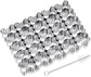 Bone Cookie Cutters - Stainless Steel Baking Cup Set - Kitchen & Baking Tools - With Cleaning Brush - Enjoy cooking with your kids.