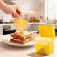 2-Pack Cheese Storage Boxes with Lids - For Sliced & Grated Cheese in the Fridge - Dishwasher Safe