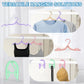 10-Piece Travel Clothes Hanger - Portable Folding Clothes Hanger - Folding Clothes Rack