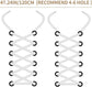 White flat laces - suitable for sports shoes, etc. White 120 cm 3 pairs