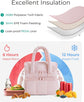 Cooler Bags - Lunch Bag - Handle Strap - Cooler Bag - Lunch Bag - Insulated Cooler Bag - Picnic Bag - Suitable for work, office, travel and picnics（Beige）
