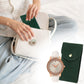 Watch Storage Bags - 4 pcs - Watch Travel Bag - Thickened Double-Sided Fleece Watch Envelope - Jewelry Pouch with Snap Closure - Storage Bag - Watch Pouch with Microfiber Flap
