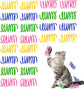 Cat Feather Toys - 24 Feather Toys - Cat Feather Toys - Toy Feathers - Pet Novelty Toys - Colorful Feathers - Feathers for Cats