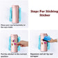 Vinyl Sticker Applicator for Cups - Silicone Cup Holder with Felt Edge Scraper - Silicone Cup Holder - Insulated Mug Holder - Non-Slip Glass Cup Holder - One-Handed Sticking for Mugs & Bottles - DIY Accessory - Vegetable