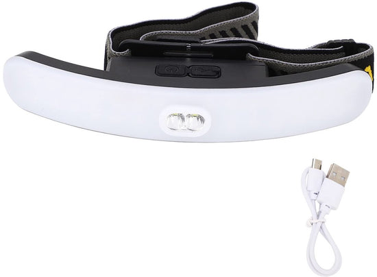 Headlamp LED Rechargeable - Headlight - COB Headlamp - 6 Light Modes - USB Rechargeable - Headlamp Flashlight - Suitable for Fishing and Running
