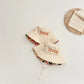 Baby Hat - Reversible Summer Hat - Summer Hat with Embroidered Letters - Size 50