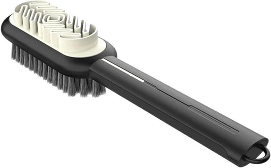 Shoe Brush - 2-in-1 Matte Shoe Brush - Soft Cleaning Brush - Silicone Brush - Provides optimal care for suede and leather shoes.