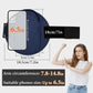 Sports Bag - Running Armband - Phone Holder for Running - Reflective Sports Accessories - With Adjustable Shoulder Strap - Suitable for Running, Camping and Hiking (Vegetable)
