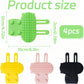 Cat Toys - Set of 4 - Scratching Post - Cat Comb - Made of Silicone - Reduces flying hair, scratching and itching - An excellent gift for cat lovers to give to their beloved pets.