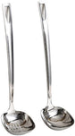 Soup Spoon Set - 2-Piece - Stainless Steel Soup Spoon - Strainer - Hanging Spoon - For Serving Soup - For Serving Porridge - Heat Resistant - Non-Slip - High Temperature Resistant
