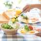 Stainless Steel Kitchen Tongs - Cute Kitchen Tongs for Food - Cute Kitchen Accessories - For Toasting Toast, Bagels, Grilling, etc. - Available in 3 Sizes (Yellow, Pink, White)
