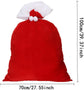 Gift Bags - Santa Claus Gift Bags - Extra Large Gift Bags - Red Christmas Wrapping Bags - For storing holiday gifts, sweets and surprises