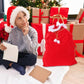 Gift Bags - Santa Claus Gift Bags - Extra Large Gift Bags - Red Christmas Wrapping Bags - For storing holiday gifts, sweets and surprises