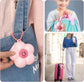 Mini Pill Box - Portable Jewelry Box - Flower-Shaped Storage Box - For storing small accessories - Suitable for boys and girls (White)