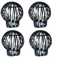 Pack of 4 - Plastic Drain Guards - Prevents drain pipes from becoming clogged by leaves, moss, mud, sludge, silt, balls and other debris.