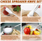 cutlery set - 14-piece set - cheese knife | pastry forks| oval coffee spoons | kitchen tongs & serving tongs