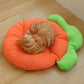 Pet Sleeping Mat - Warm Blanket - Soft Fabric - Cute Radish Shape - Suitable for Cats and Dogs (M-32*43cm)