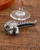 Skeleton Bottle Opener - Beer Opener - Robust Stainless Steel with Ergonomic Grip - Keychain Size - For Bar & Party