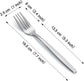 Cutlery Forks - 6 pieces - Stainless steel cutlery forks - Cutlery set - Suitable for Western dishes, desserts and coffee.