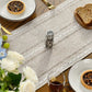 Table Runner - Christmas Table Runner - Fabric Table Runner - Cotton Table Runner - Washable Cotton Table Runner - Suitable for Family Table Decoration, Wedding Decoration, Party Decoration (33cm*220cm)