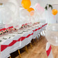 Chair Covers - Pack of 5 - Christmas Chair Covers - Party Chair Covers - Premium Elastic Chair Cover Straps - Buckle Slider - Universal Elastic Chair Straps - Wedding - Ceremony - Banquet Decoration - Red