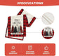 Table Runner - Christmas Table Runner - Christmas Decorations - Christmas Table Runner 33x183 cm - Christmas Table Decorations - Christmas Decorations 2024 - Christmas Decorations (Christmas Red)