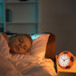 Football Alarm Clock - Silent Non-Ticking Desk Clock | Kids Bedside Clock | Cute football design, easy-to-read analog display, perfect for kids&