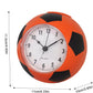 Football Alarm Clock - Silent Non-Ticking Desk Clock | Kids Bedside Clock | Cute football design, easy-to-read analog display, perfect for kids&