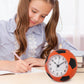 Football Alarm Clock - Silent Non-Ticking Desk Clock | Kids Bedside Clock | Cute football design, easy-to-read analog display, perfect for kids&
