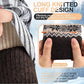 Pack of 3 pairs - Warm winter gloves for women - Extra thick - Knitted imitation - Suitable for cold winter weather (style D)