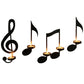 Music Note Candlestick - Wall Decoration - Wrought Iron Candlestick - Wall Decoration - Candle Holder