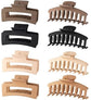 Thick Hair Clips - Large Hair Clips - Rectangular Thick Hair Clips - Non-Slip Thick Hair Clips for Adults - For Girls with Thick Hair - 8 Pieces