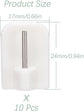 Self-adhesive key hooks - 10 pieces