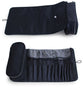 Makeup Bag - Professional Foldable Travel Brush Bag - For Makeup Brushes - Black