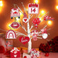 24-Piece Wooden Valentine&