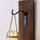 Hanging hooks - Set of 4 - Wall mounting - Suitable for bird feeders - Black - Suitable for indoor and outdoor use